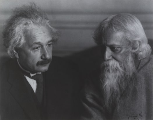 Albert Einstein and Rabindranath Tagore