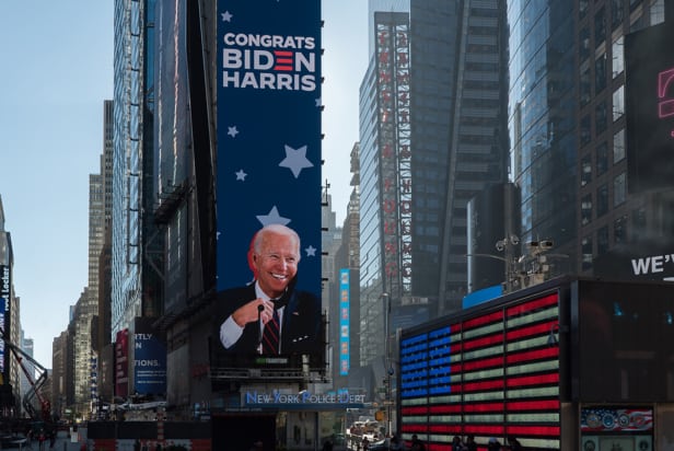 Biden poster in NYC