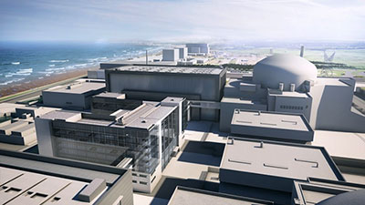 Artist's impression of Hinkley Point C