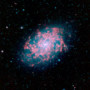 Image of galaxy NGC 7793 taken by the Spitzer Space Telescope