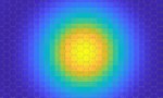 False colour image of an electron in an exciton