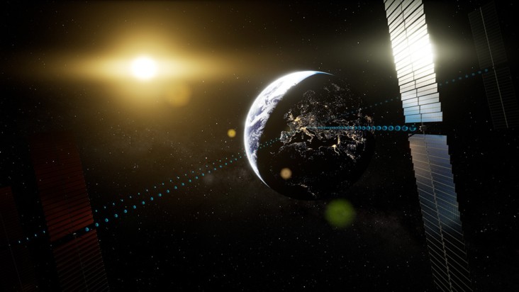 Visualisation of space-based solar power