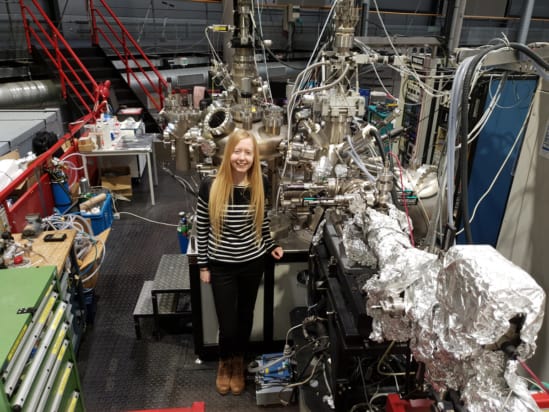 Karen Syres is a regular visitor to synchrotron facilities like BESSY II.