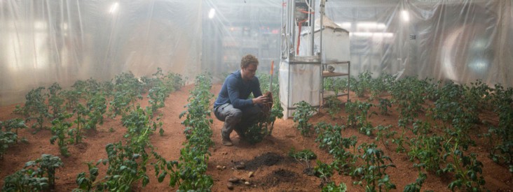 Still from the movie The Martian