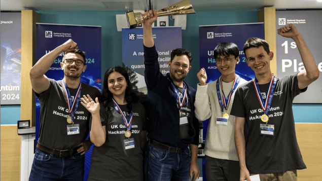 The winners of the 2024 UK Quantum Hackathon